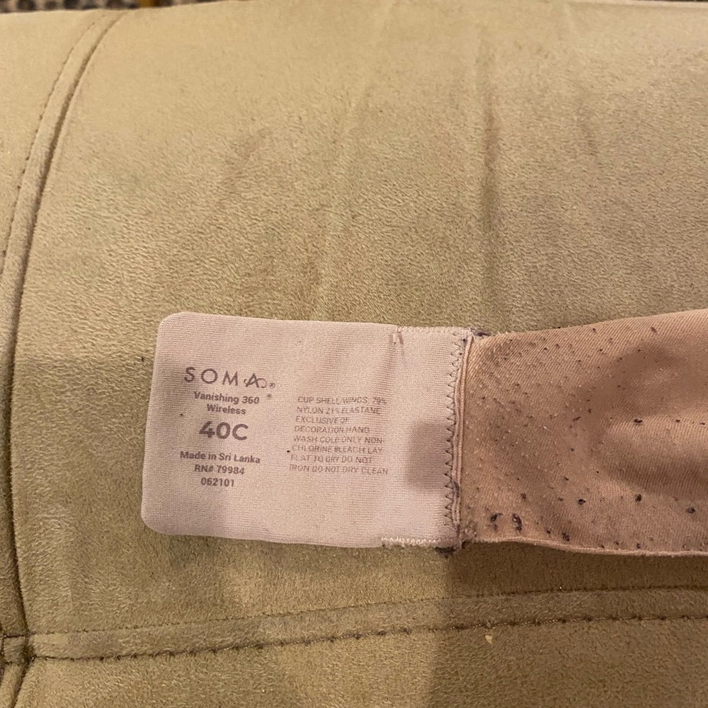 Soma Vanishing 360 40C Tan No Wire Used - Picture 4 of 6